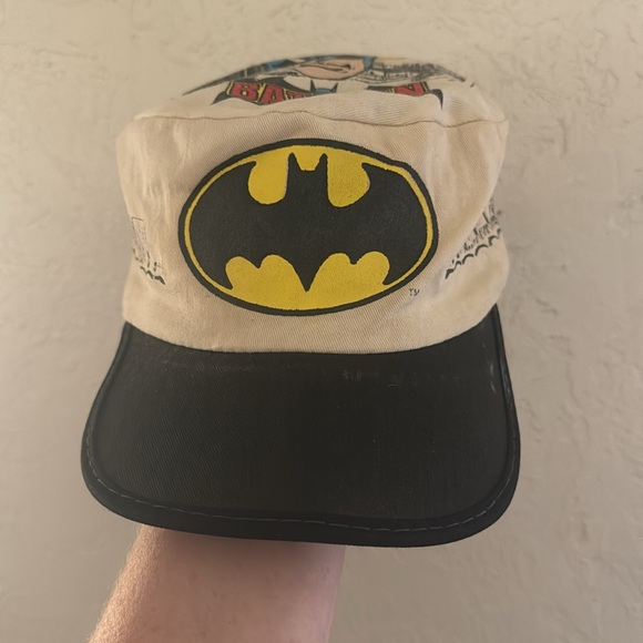 Vintage 1982 DC Comics Batman Full Print Cap Hat - Picture 3 of 5